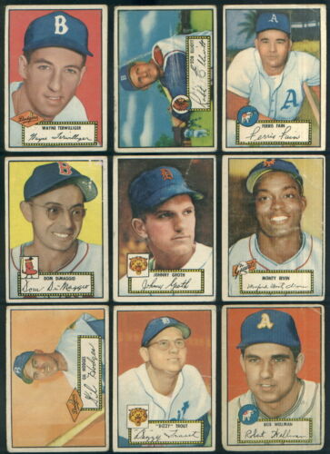 1952 Topps Baseball Cards